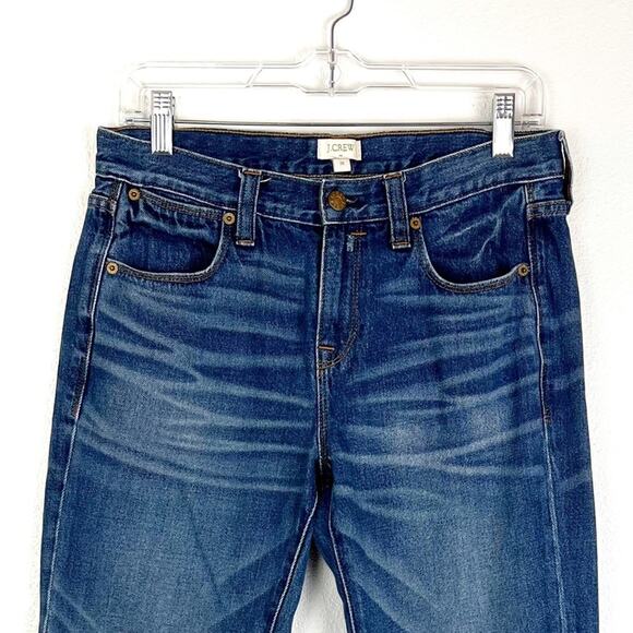 J.Crew Women’s Jeans Faded Medium Wash Mid-Rise Classic Straight Leg Size 26 - Picture 3 of 8
